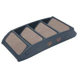 NNEVL Folding 4-Step Dog Stairs Dark Grey