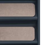 NNEVL Folding 4-Step Dog Stairs Dark Grey