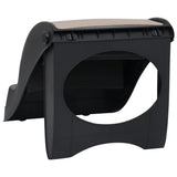 NNEVL Folding 3-Step Dog Stairs Black