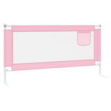 NNEVL Toddler Safety Bed Rail Pink 180x25 cm Fabric