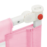NNEVL Toddler Safety Bed Rail Pink 190x25 cm Fabric