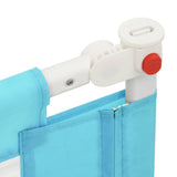 NNEVL Toddler Safety Bed Rail Blue 90x25 cm Fabric