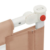 NNEVL Toddler Safety Bed Rail Taupe 150x25 cm Fabric