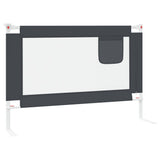 NNEVL Toddler Safety Bed Rail Dark Grey 100x25 cm Fabric
