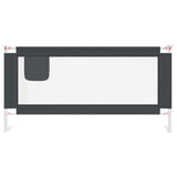 NNEVL Toddler Safety Bed Rail Dark Grey 180x25 cm Fabric