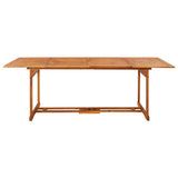 NNEVL Garden Dining Table 220x90x75 cm Solid Wood Acacia