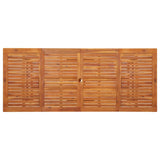 NNEVL Garden Dining Table 220x90x75 cm Solid Wood Acacia