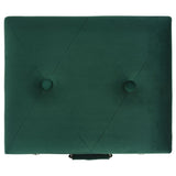 NNEVL Storage Stool Green 40 cm Velvet