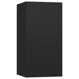NNEVL TV Cabinet Black 30.5x30x60 cm Chipboard