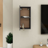 NNEVL TV Cabinet Grey 30.5x30x60 cm Chipboard