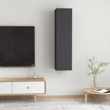 NNEVL TV Cabinets 2 pcs Grey 30.5x30x60 cm Chipboard