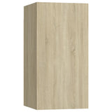 NNEVL TV Cabinets 2 pcs Sonoma Oak 30.5x30x60 cm Chipboard