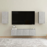 NNEVL TV Cabinet Concrete Grey 30.5x30x60 cm Chipboard