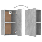 NNEVL TV Cabinet Concrete Grey 30.5x30x60 cm Chipboard