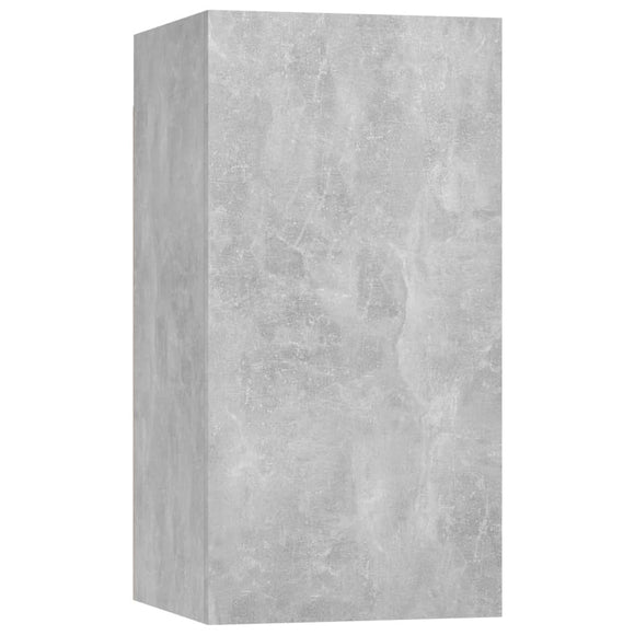 NNEVL TV Cabinets 2 pcs Concrete Grey 30.5x30x60 cm Chipboard