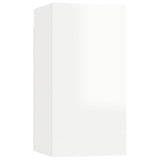 NNEVL TV Cabinet High Gloss White 30.5x30x60 cm Chipboard