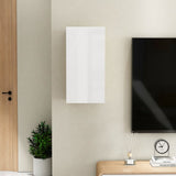 NNEVL TV Cabinet High Gloss White 30.5x30x60 cm Chipboard