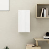 NNEVL TV Cabinet High Gloss White 30.5x30x60 cm Chipboard