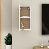 NNEVL TV Cabinet High Gloss White 30.5x30x60 cm Chipboard