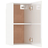 NNEVL TV Cabinet High Gloss White 30.5x30x60 cm Chipboard