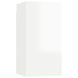 NNEVL TV Cabinets 2 pcs High Gloss White 30.5x30x60 cm Chipboard