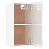 NNEVL TV Cabinets 2 pcs High Gloss White 30.5x30x60 cm Chipboard