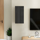 NNEVL TV Cabinet High Gloss Black 30.5x30x60 cm Chipboard