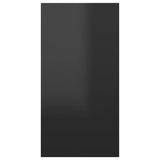 NNEVL TV Cabinet High Gloss Black 30.5x30x60 cm Chipboard