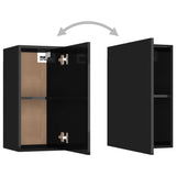 NNEVL TV Cabinet High Gloss Black 30.5x30x60 cm Chipboard