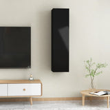 NNEVL TV Cabinets 2 pcs High Gloss Black 30.5x30x60 cm Chipboard