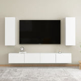 NNEVL TV Cabinet White 30.5x30x90 cm Chipboard