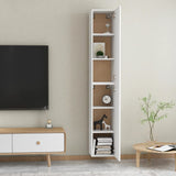NNEVL TV Cabinets 2 pcs White 30.5x30x90 cm Chipboard