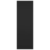 NNEVL TV Cabinets 2 pcs Black 30.5x30x90 cm Chipboard