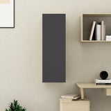 NNEVL TV Cabinet Grey 30.5x30x90 cm Chipboard