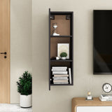 NNEVL TV Cabinet Grey 30.5x30x90 cm Chipboard