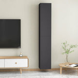 NNEVL TV Cabinets 2 pcs Grey 30.5x30x90 cm Chipboard