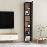 NNEVL TV Cabinets 2 pcs Grey 30.5x30x90 cm Chipboard