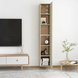 NNEVL TV Cabinets 2 pcs Sonoma Oak 30.5x30x90 cm Chipboard