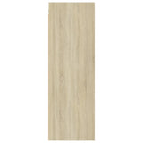 NNEVL TV Cabinets 2 pcs Sonoma Oak 30.5x30x90 cm Chipboard