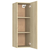 NNEVL TV Cabinets 2 pcs Sonoma Oak 30.5x30x90 cm Chipboard
