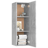 NNEVL TV Cabinet Concrete Grey 30.5x30x90 cm Chipboard