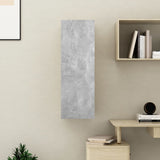 NNEVL TV Cabinet Concrete Grey 30.5x30x90 cm Chipboard