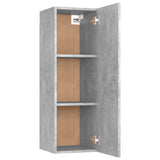 NNEVL TV Cabinet Concrete Grey 30.5x30x90 cm Chipboard