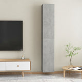 NNEVL TV Cabinets 2 pcs Concrete Grey 30.5x30x90 cm Chipboard