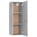 NNEVL TV Cabinets 2 pcs Concrete Grey 30.5x30x90 cm Chipboard