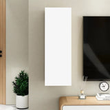 NNEVL TV Cabinet White and Sonoma Oak 30.5x30x90 cm Chipboard