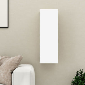 NNEVL TV Cabinet White and Sonoma Oak 30.5x30x90 cm Chipboard