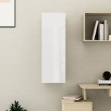 NNEVL TV Cabinet High Gloss White 30.5x30x90 cm Chipboard