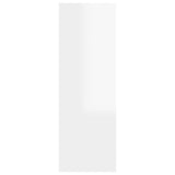 NNEVL TV Cabinet High Gloss White 30.5x30x90 cm Chipboard