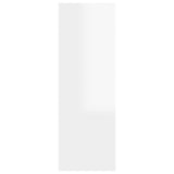 NNEVL TV Cabinets 2 pcs High Gloss White 30.5x30x90 cm Chipboard